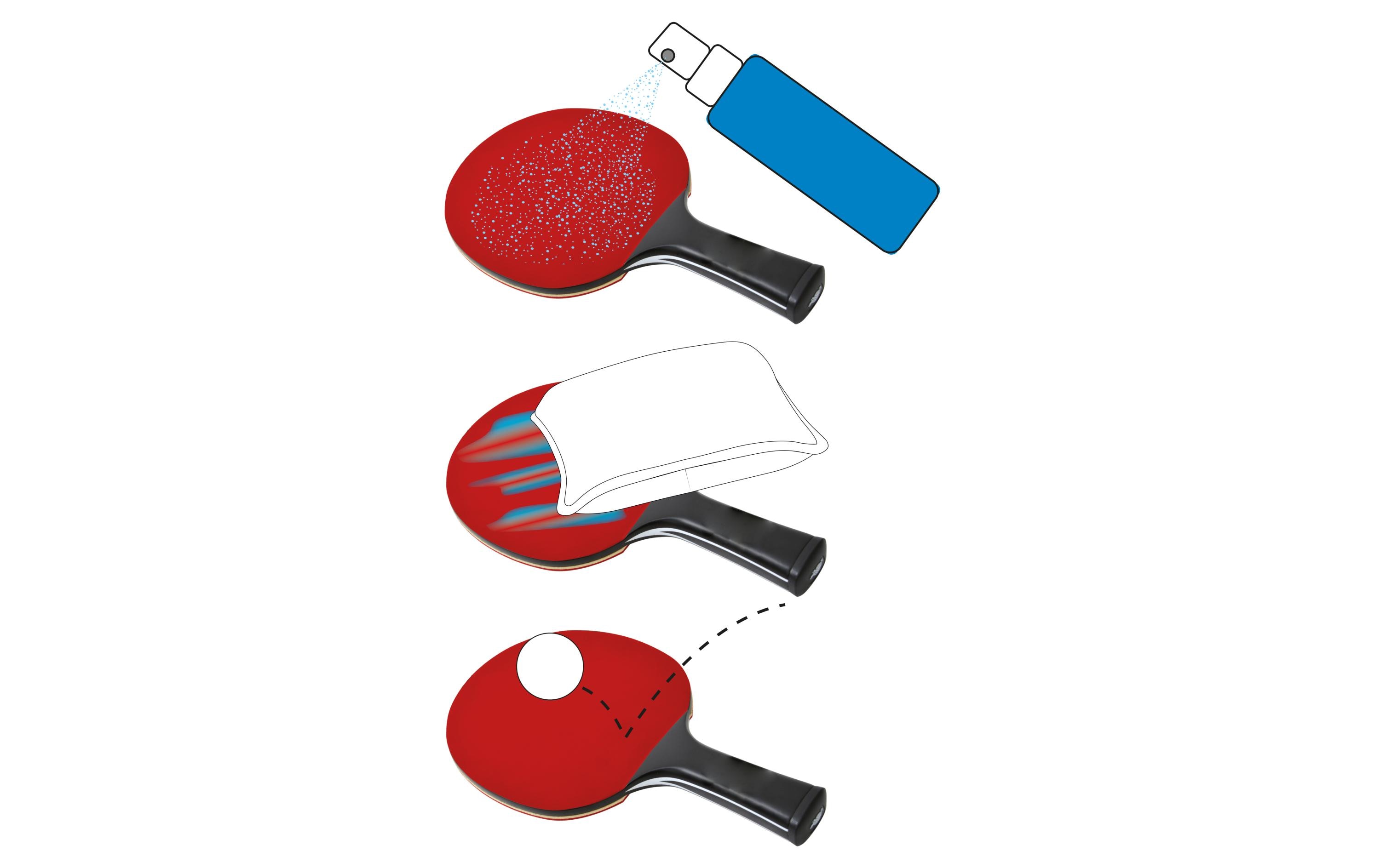 DONIC Schildkröt Tischtennis-Reinigungsset