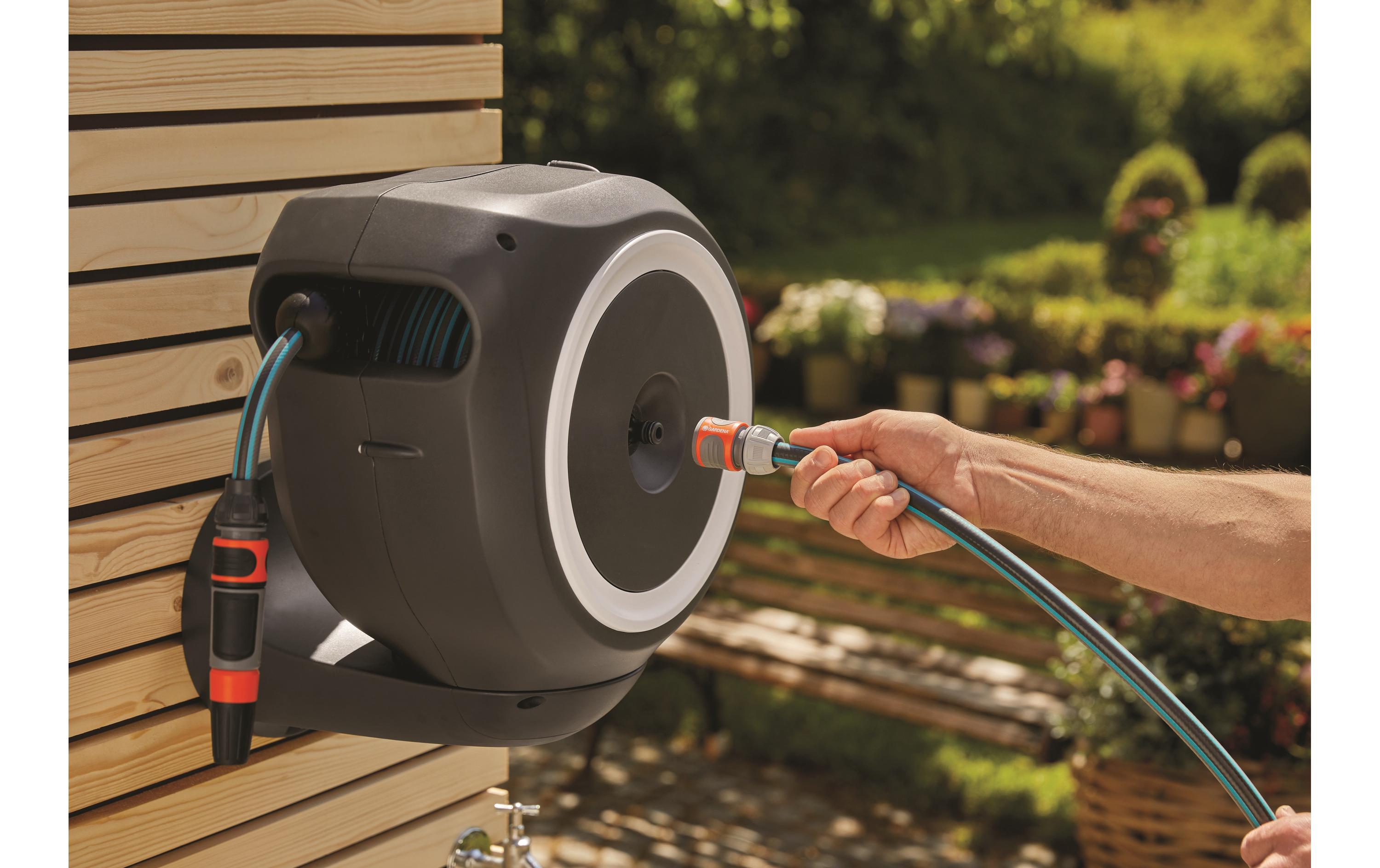 GARDENA Wand-Schlauchbox RollUp S 15 m