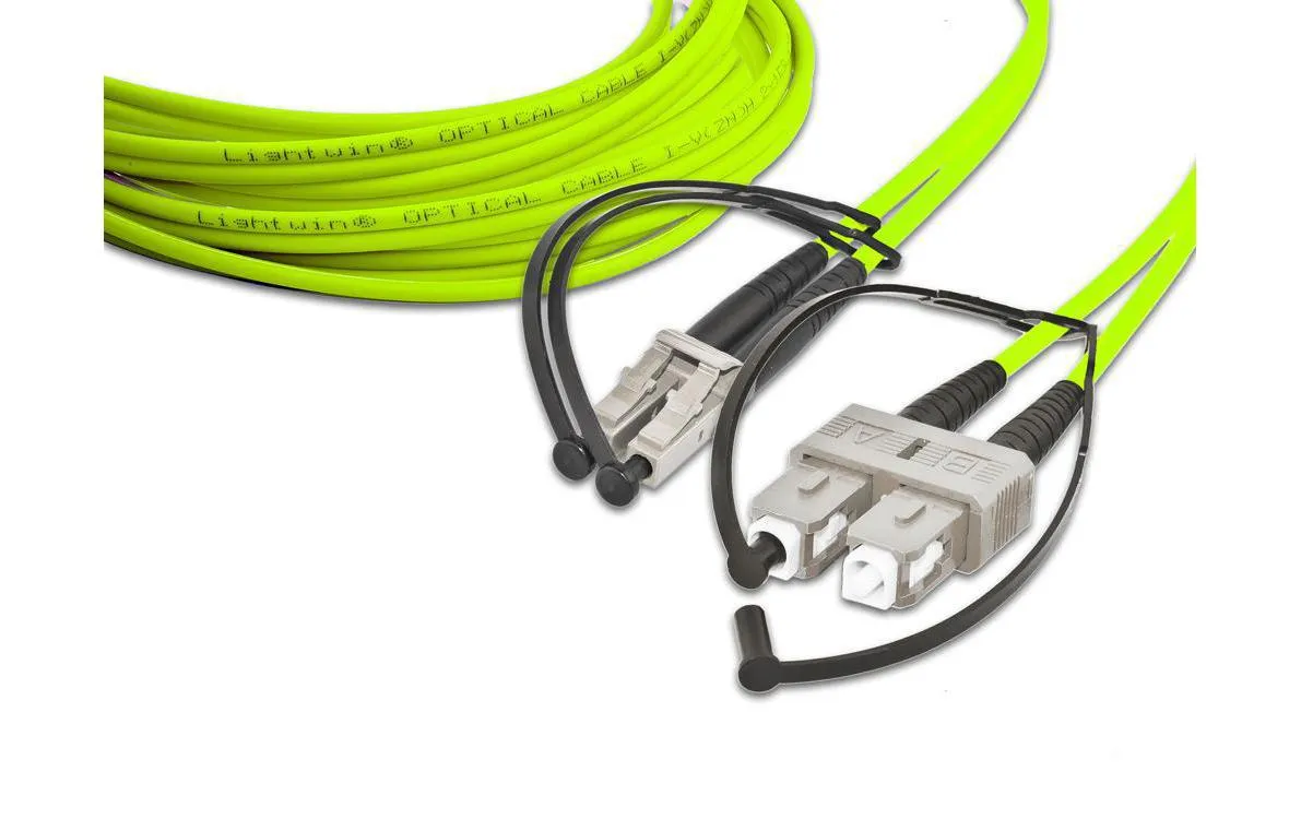 Lightwin LWL-Patchkabel LC-SC, Multimode, OM5, 10m Lightwin LWL-Patchkabel LC-SC, Multimode, OM5, 10m