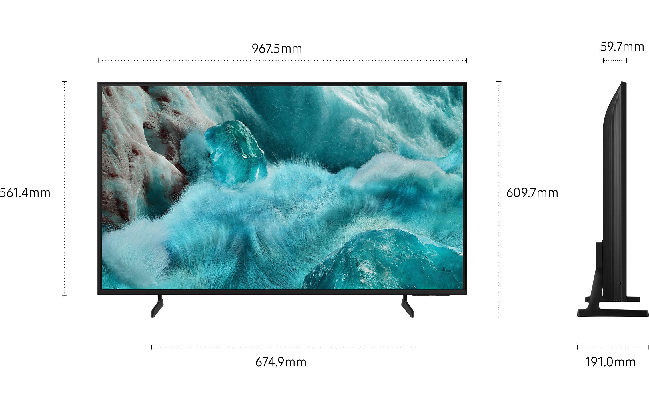Samsung TV QE43Q7F 43'' Q7F QLED 4K AI TV, 2025