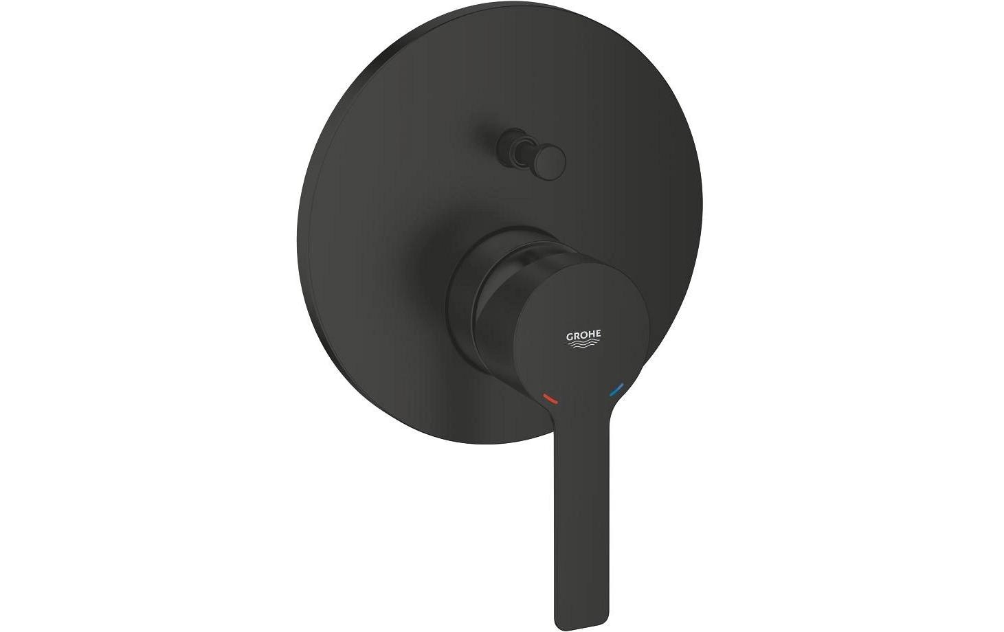 GROHE Lineare Wannenarmatur Schwarz