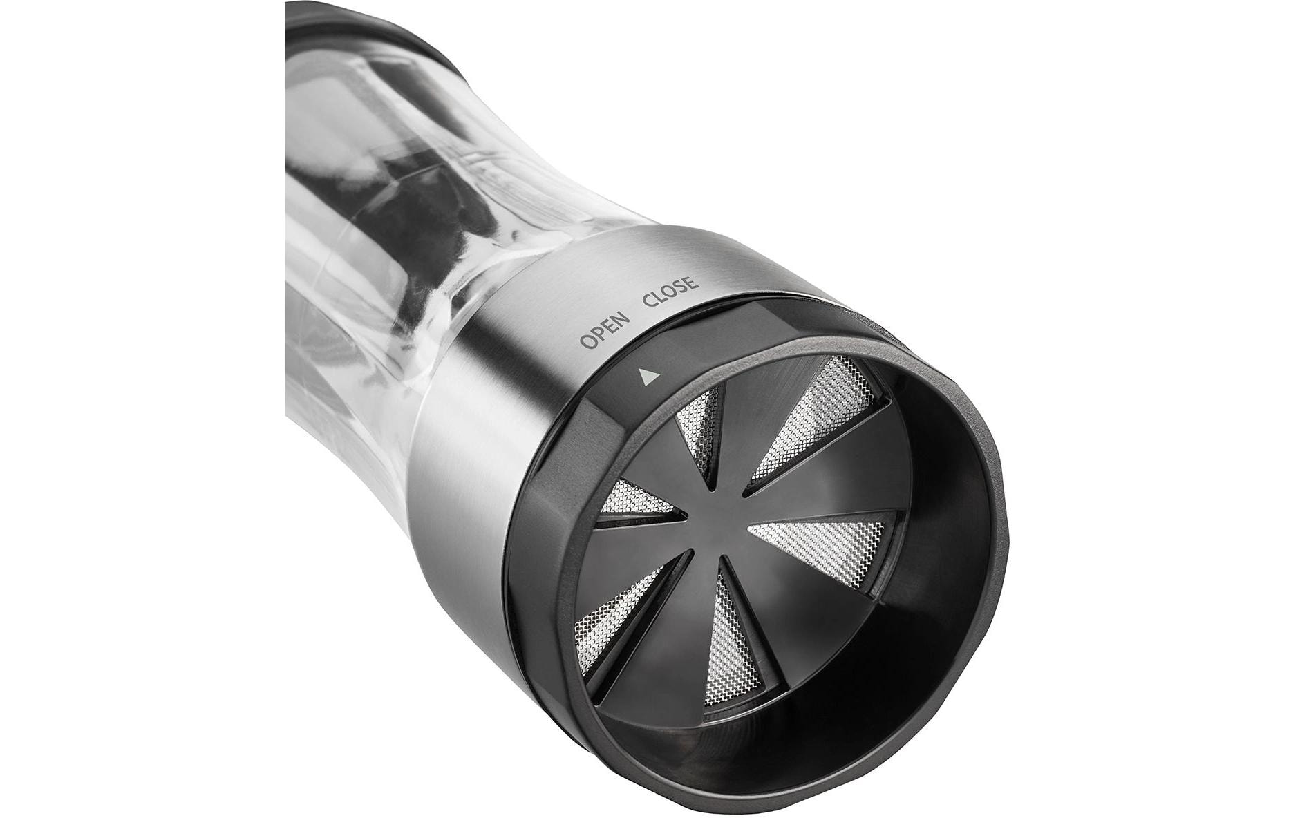 GEFU Puderzuckermühle Dispenso Schwarz/Silber