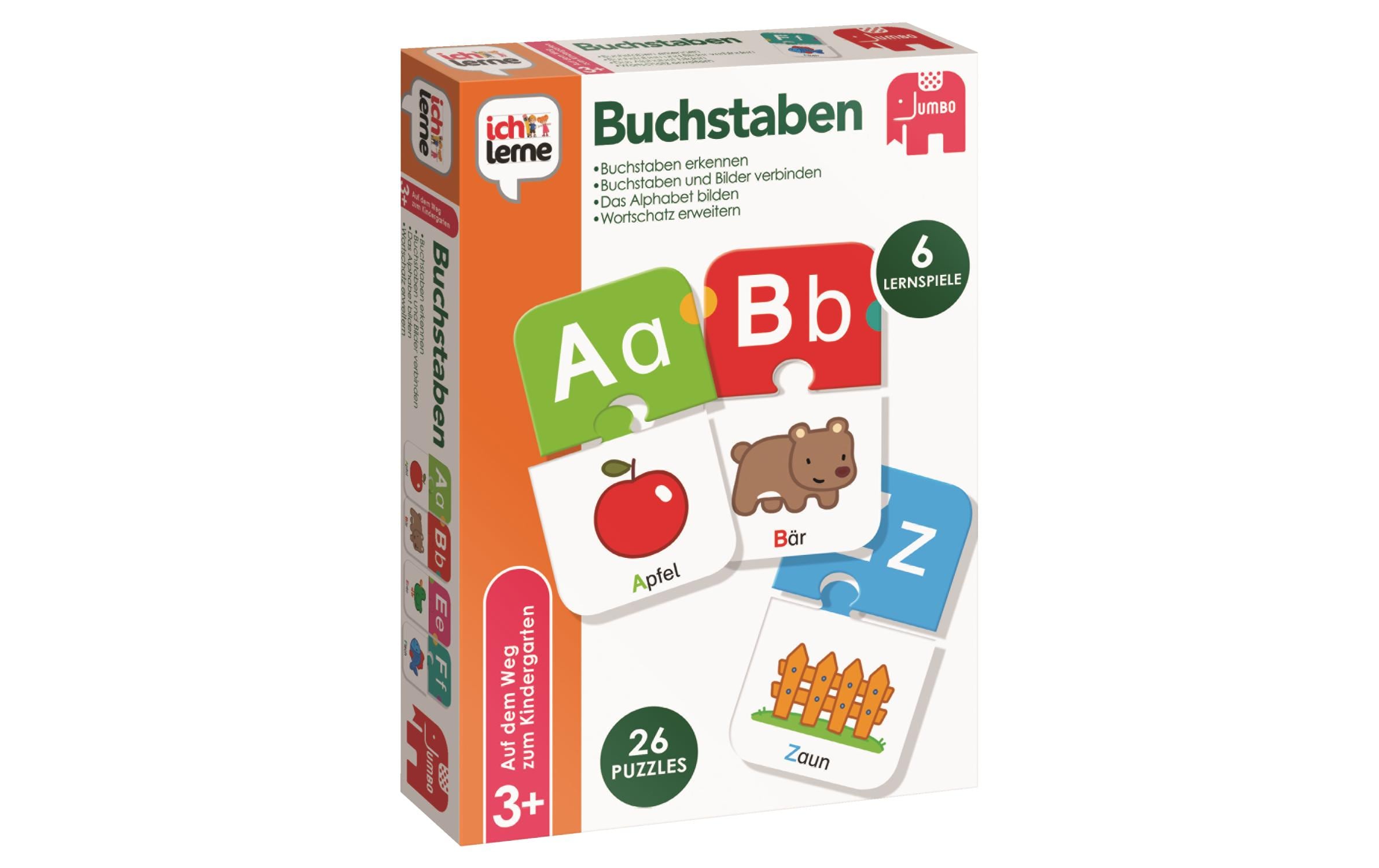 Jumbo Kinderspiel Ich lerne Buchstaben Jumbo Kinderspiel Ich lerne Buchstaben