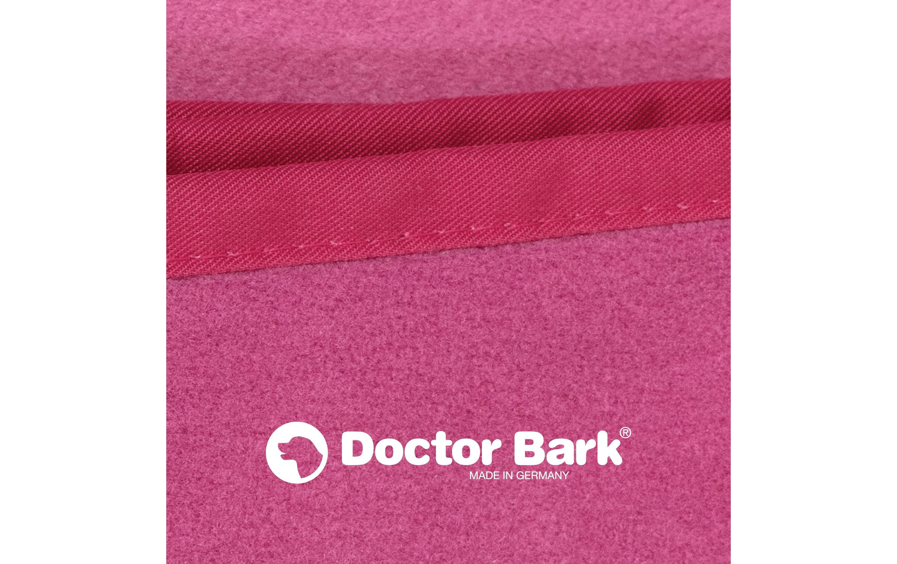Doctor Bark Hunde-Decke Fleece L Hot pink, 100 x 70 cm