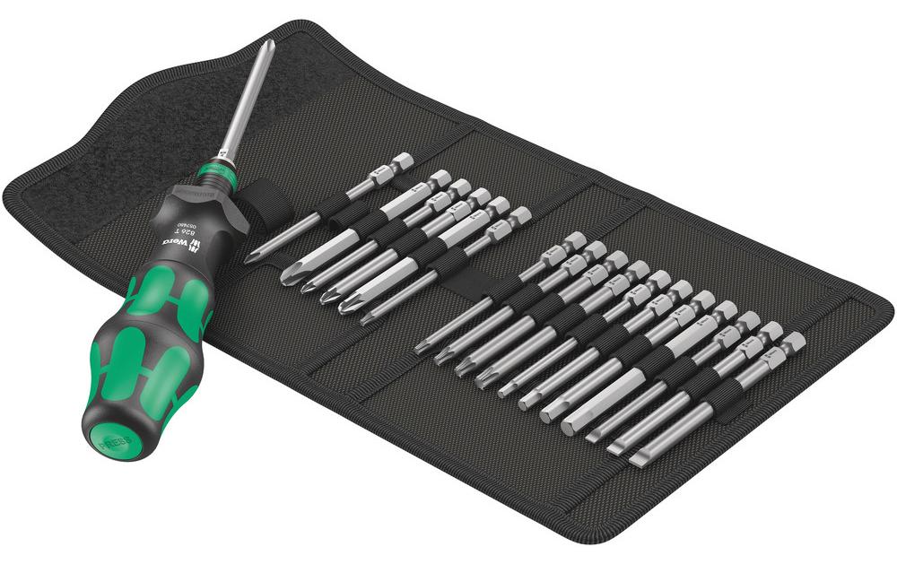 Wera Werkzeug-Etui Kraftform Kompakt Turbo 1 18-teilig Wera Werkzeug-Etui Kraftform Kompakt Turbo 1 18-teilig