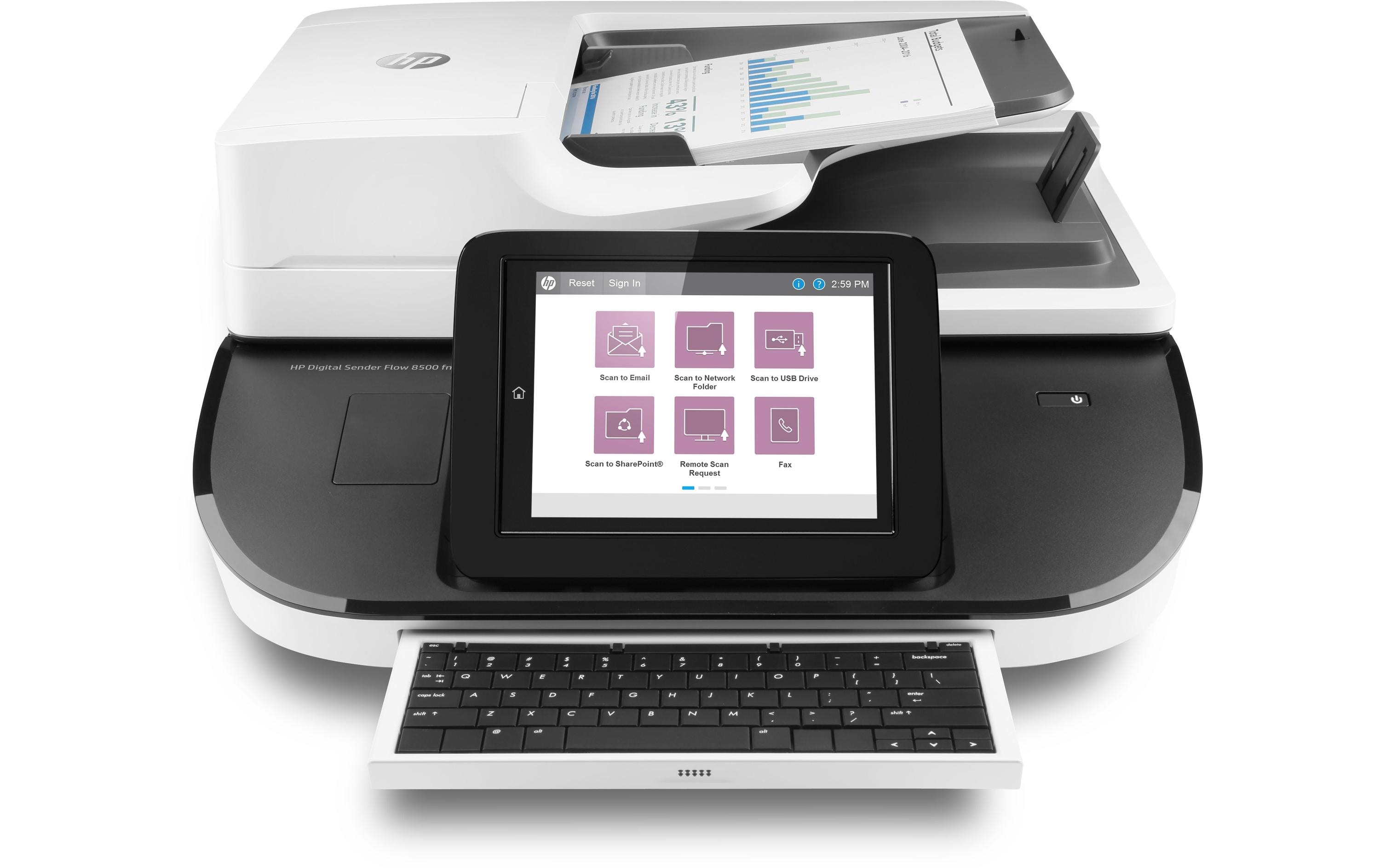 HP Netzwerkscanner Digital Sender Flow 8500 fn2