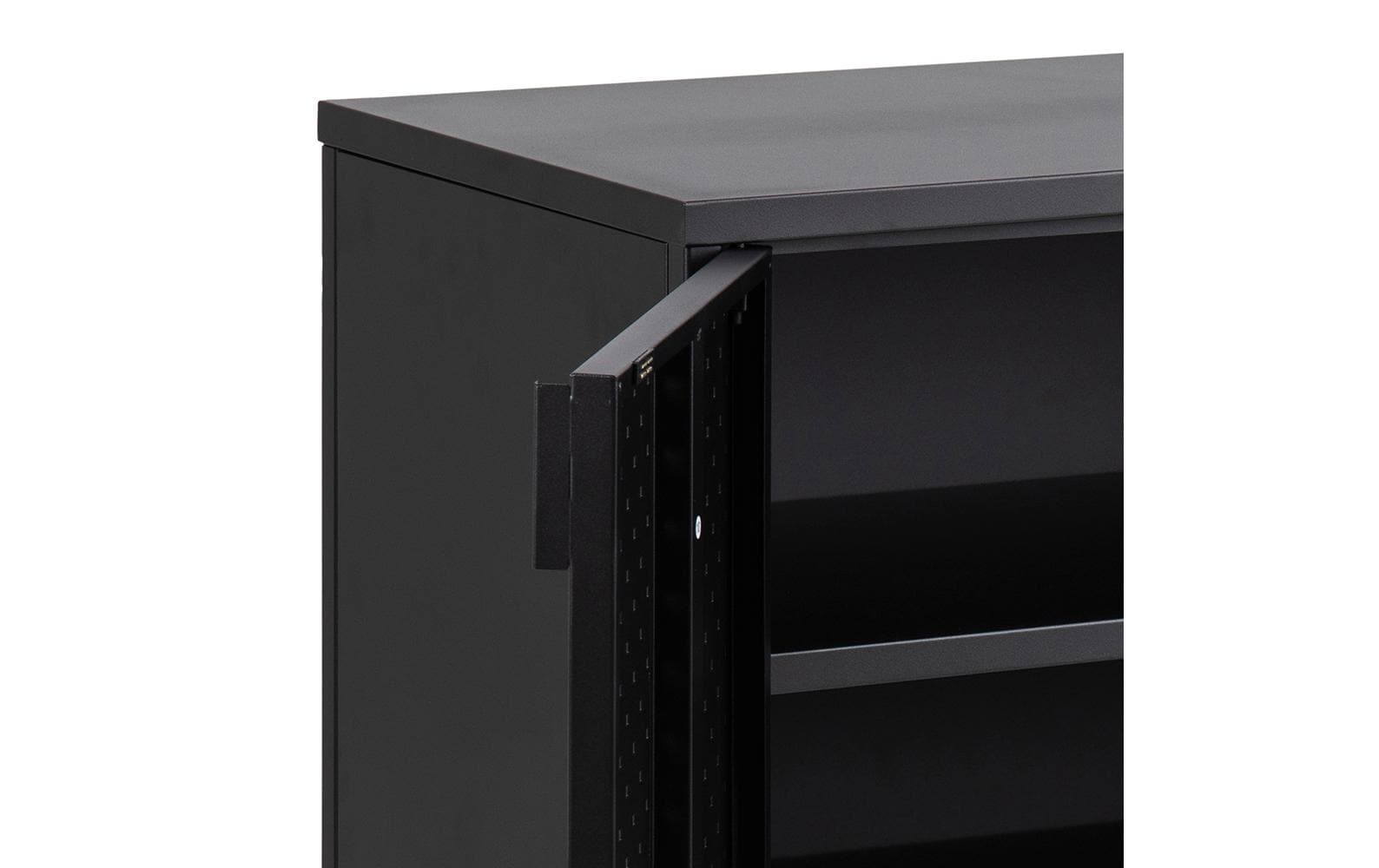 AC Design Kommode Newton 82 x 40 x 80 cm, Schwarz