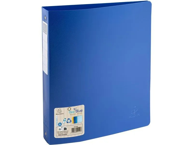 Exacompta Ringbuch Bee Blue mit 4 Ringen, 4 cm, Marineblau Exacompta Ringbuch Bee Blue mit 4 Ringen, 4 cm, Marineblau