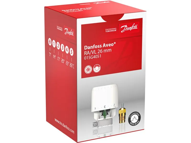 Danfoss Smarter Thermostat Aveo, RA/VL Danfoss Smarter Thermostat Aveo, RA/VL