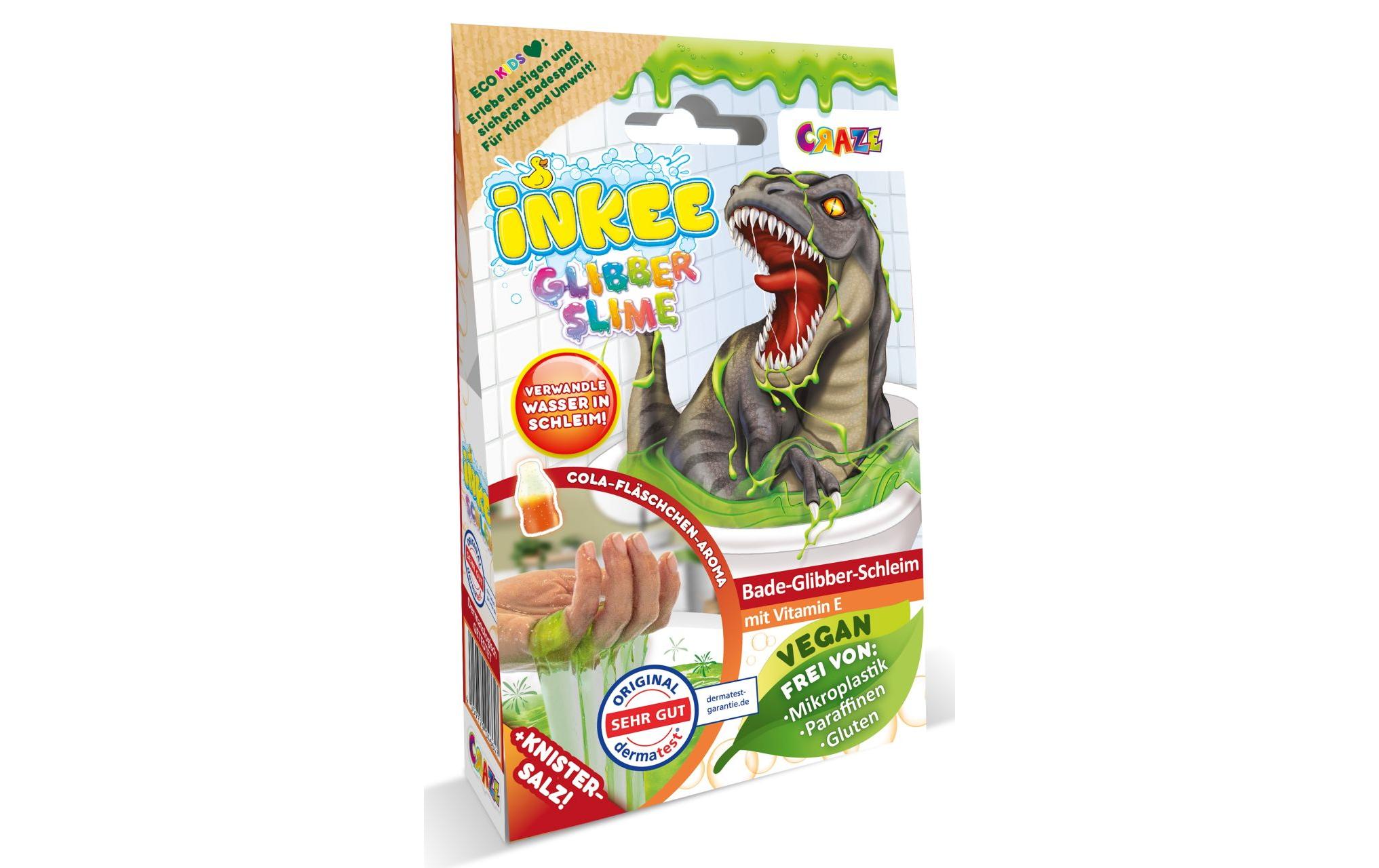 Craze Badespass Inkee Bade-Glibber-Schleim Dinorex 1 Stück Craze Badespass Inkee Bade-Glibber-Schleim Dinorex 1 Stück