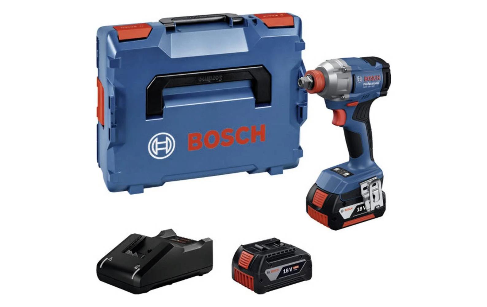 Bosch Professional Akku-Drehschlagschrauber GDX 18 V-285 2x Akku in L-BOXX