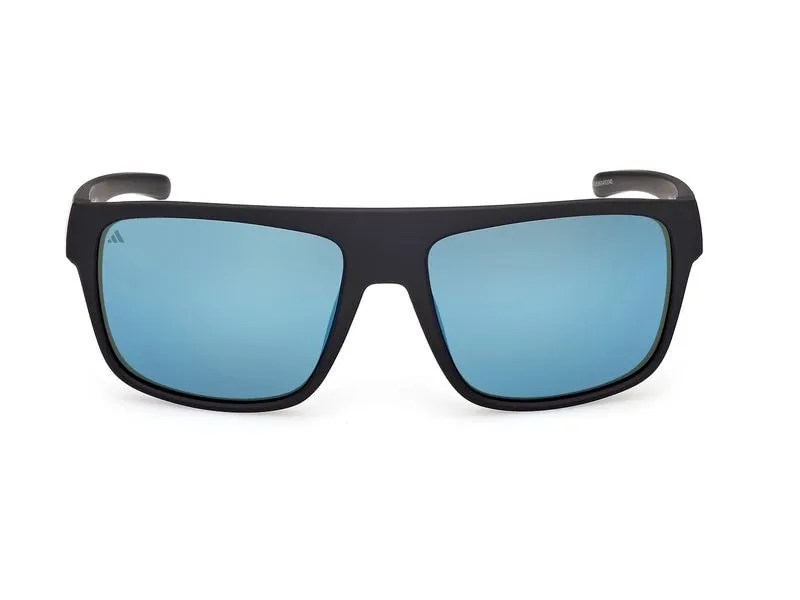 adidas ES0003 Sport Sonnenbrille Matte Black, Blue