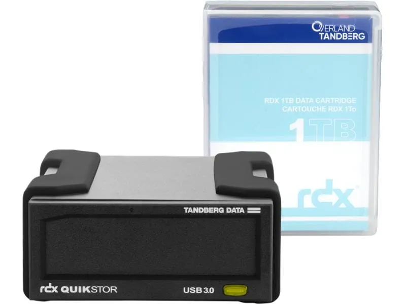 Tandberg Data RDX-Laufwerk 8864-RDX RDX QuikStor USB 3.0/extern 1 TB Tandberg Data RDX-Laufwerk 8864-RDX RDX QuikStor USB 3.0/extern 1 TB