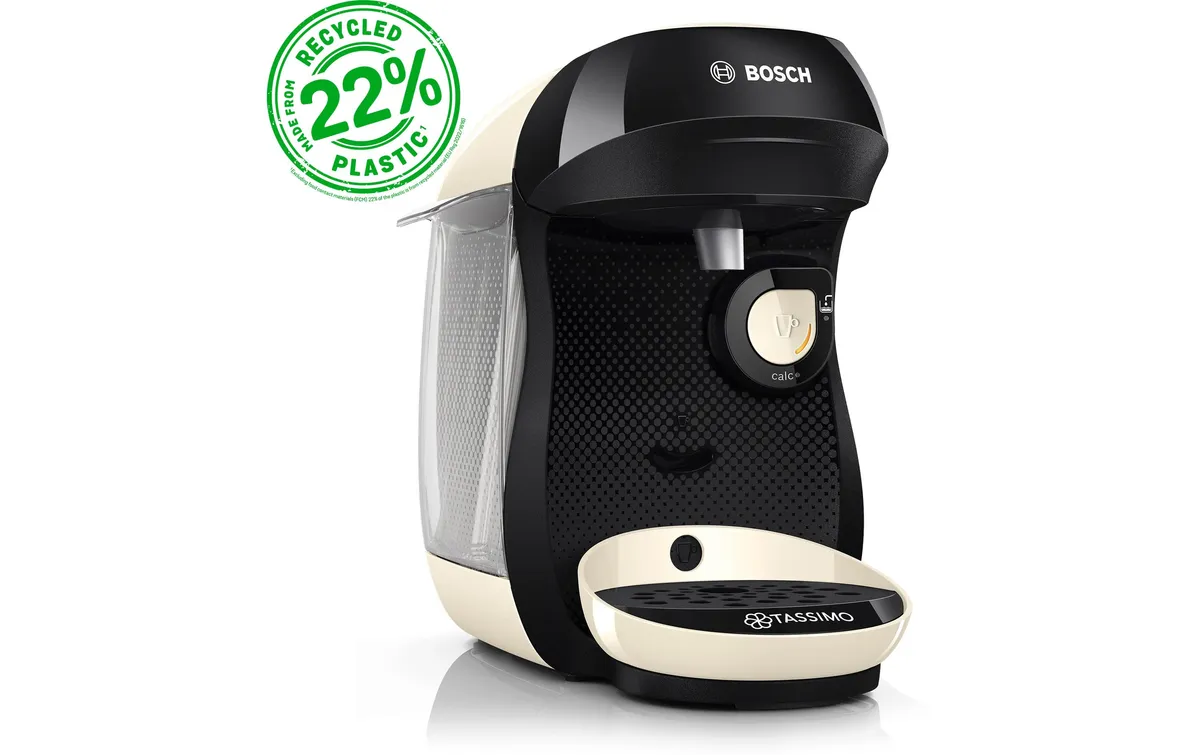 TASSIMO Kapselmaschine Happy friendly Crème/Schwarz TASSIMO Kapselmaschine Happy friendly Crème/Schwarz