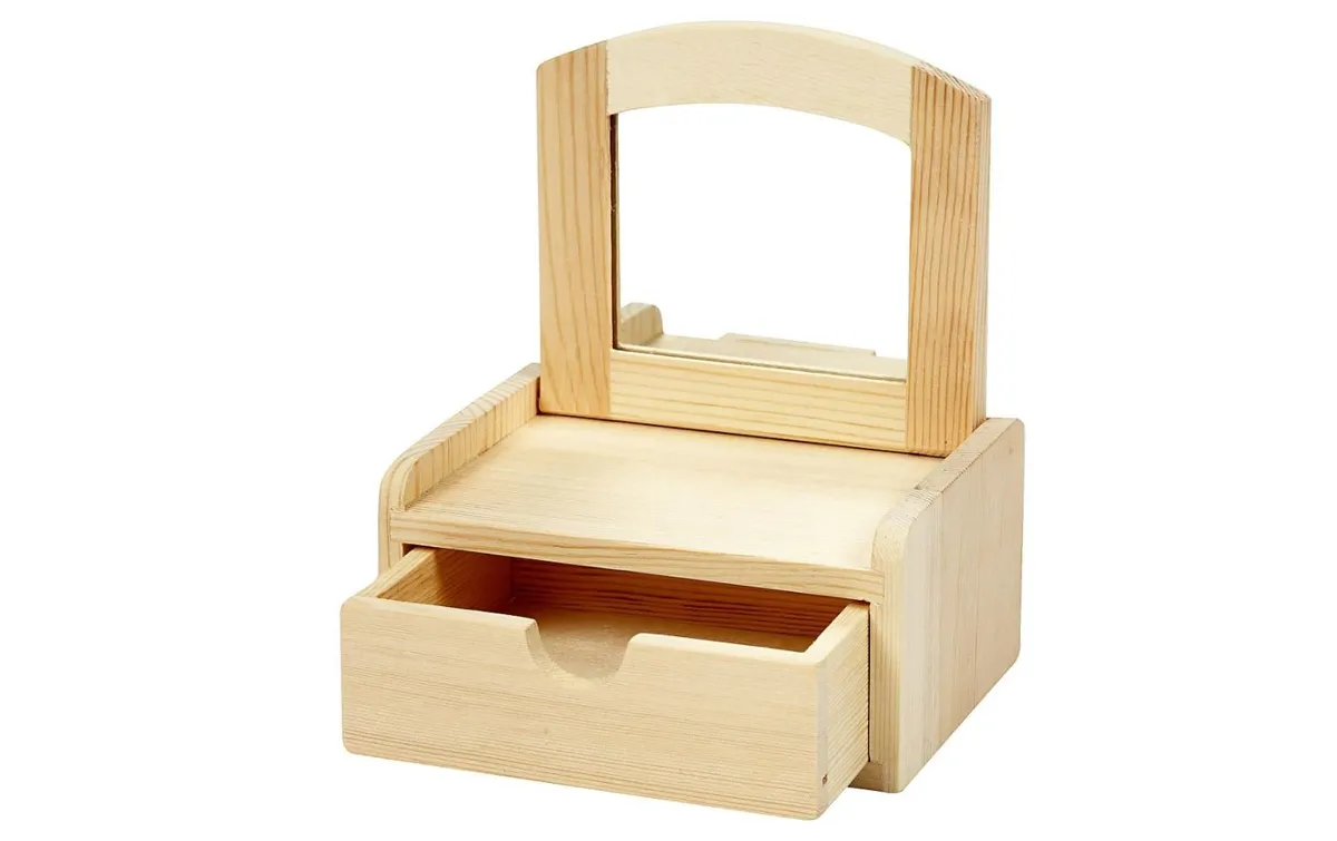 Creativ Company Holzartikel 12 cm Spiegelkommode Creativ Company Holzartikel 12 cm Spiegelkommode