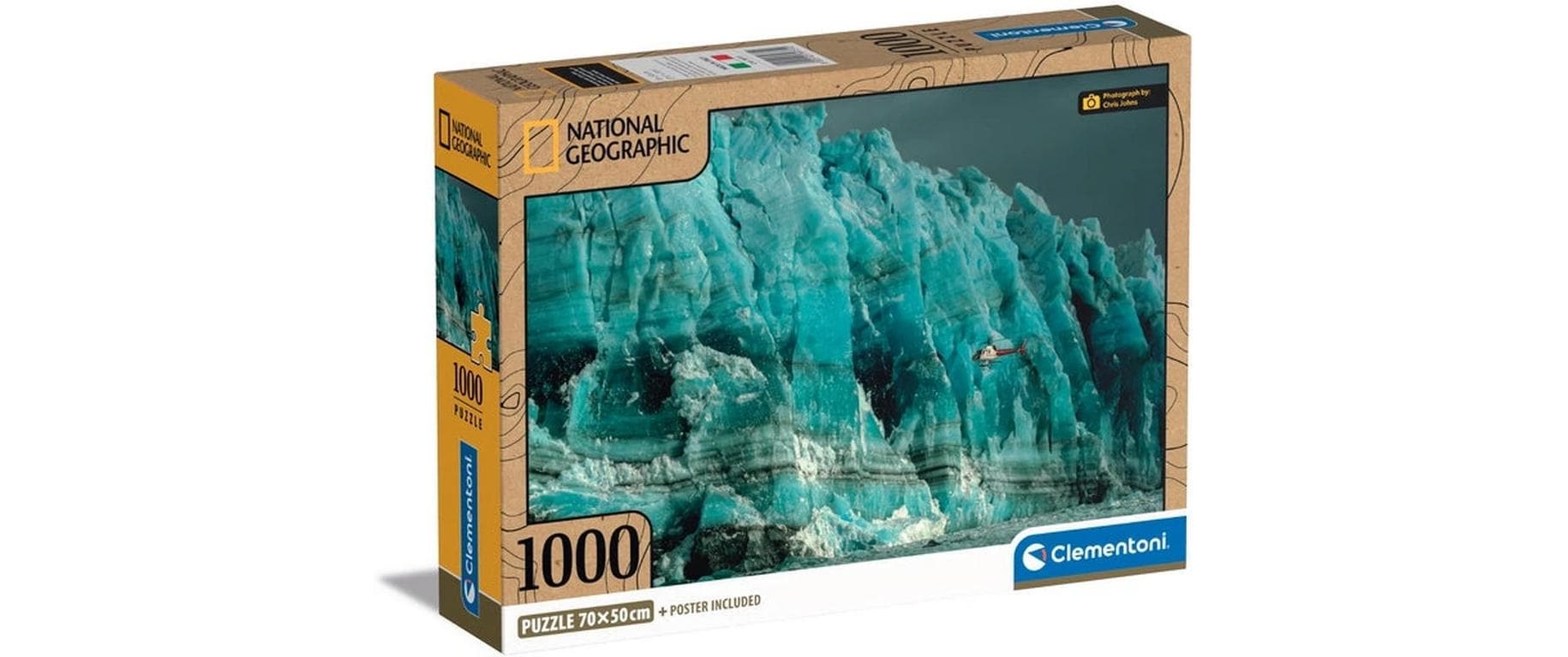 Clementoni Puzzle Helikopter Gletscher 1000 Teile
