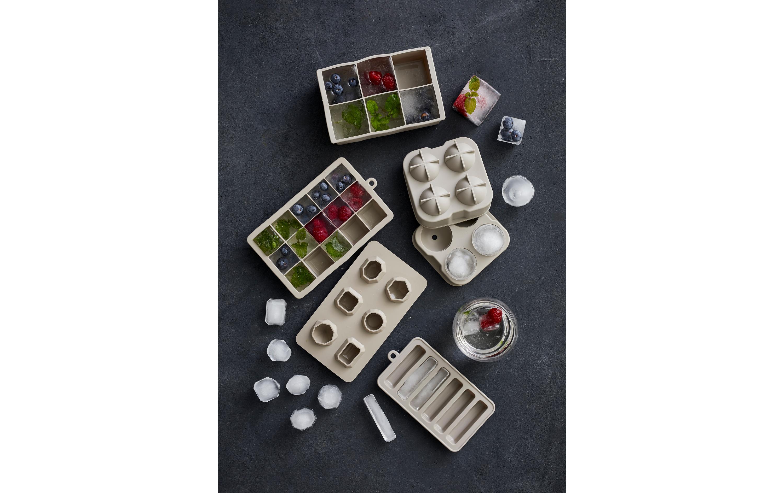 Bitz Eiswürfelform Kugel Beige