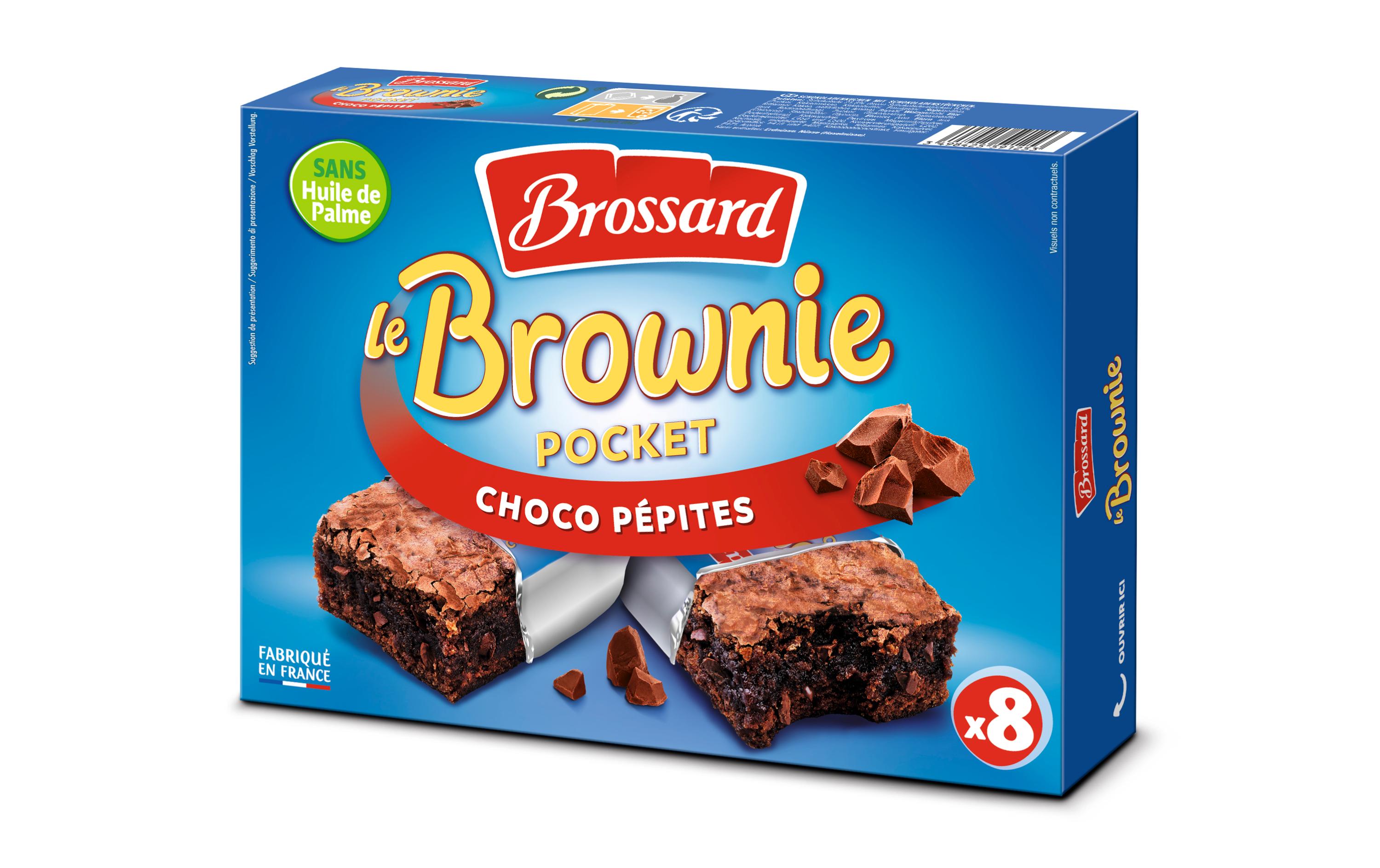 Brossard Mini Brownie mit Schokostückchen 8 Stück Brossard Mini Brownie mit Schokostückchen 8 Stück