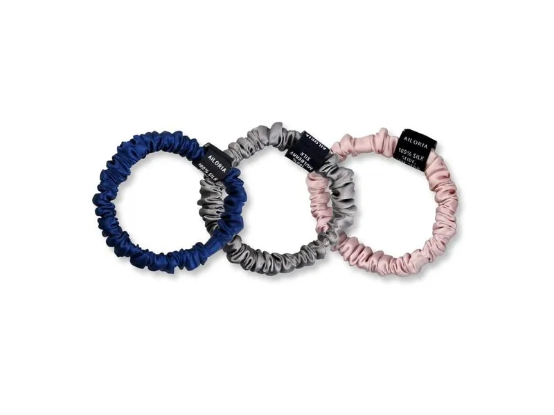 Ailoria DOUX Set 3 Scrunchies S aus Seide Ailoria DOUX Set 3 Scrunchies S aus Seide