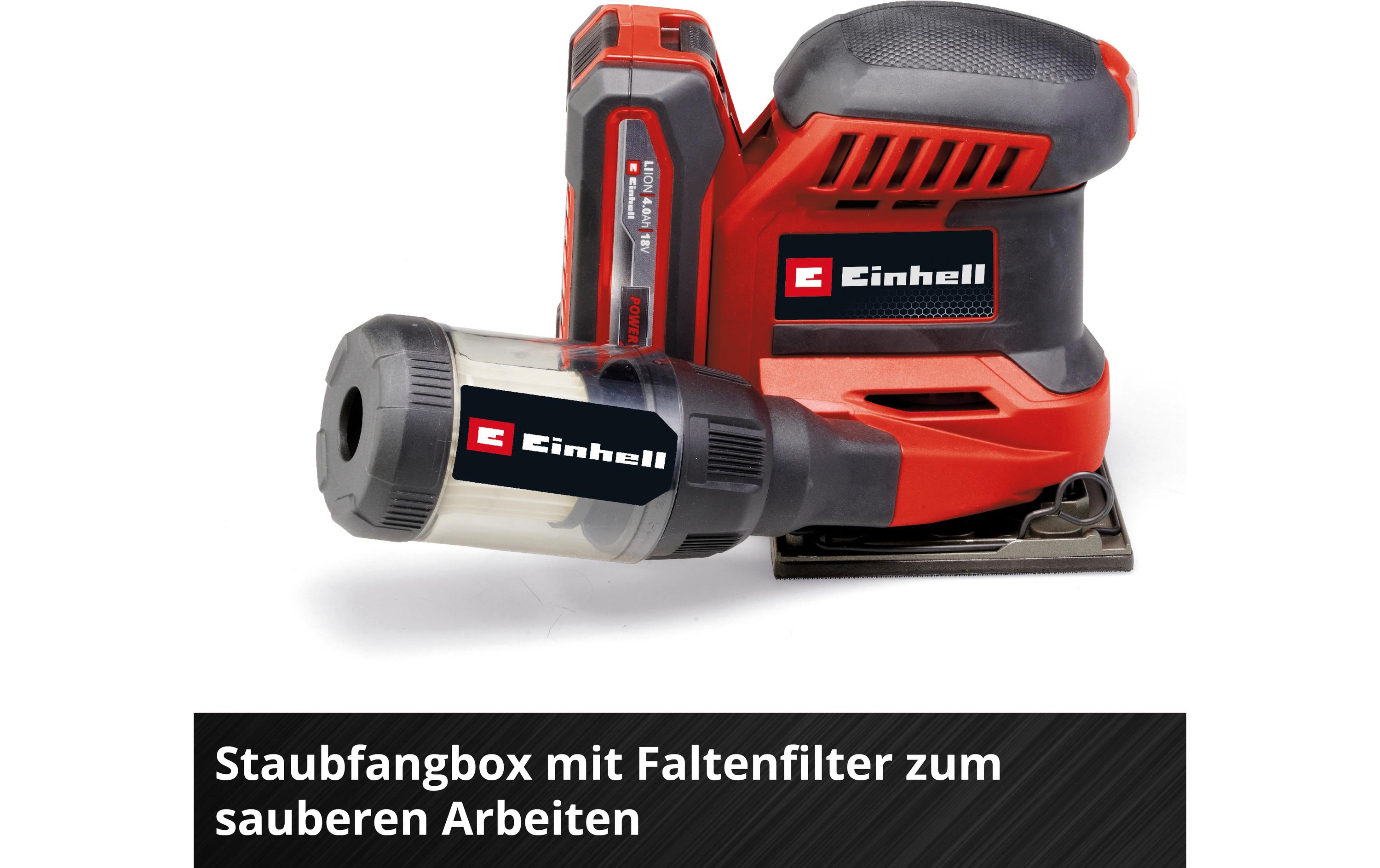 Einhell Akku-Schwingschleifer TE-OS 18/113 3X Li – Solo