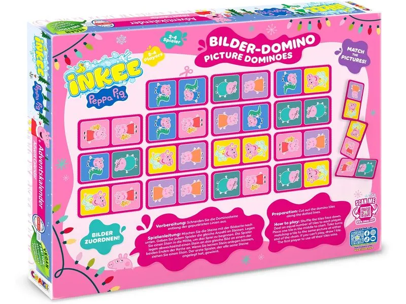 Craze Adventskalender Inkee Peppa Pig Badezusatz Craze Adventskalender Inkee Peppa Pig Badezusatz