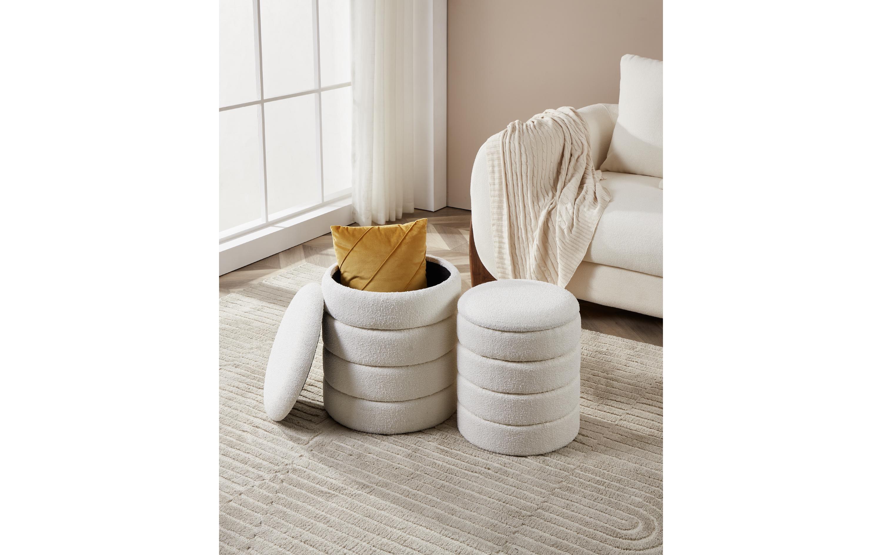 EGLO Hocker Ampahaka 2 Stück, Weiss