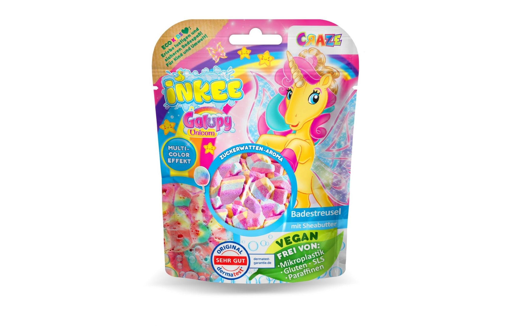 Craze Badespass Inkee Bath Crumbles Galupy Unicorn 1 Stück Craze Badespass Inkee Bath Crumbles Galupy Unicorn 1 Stück
