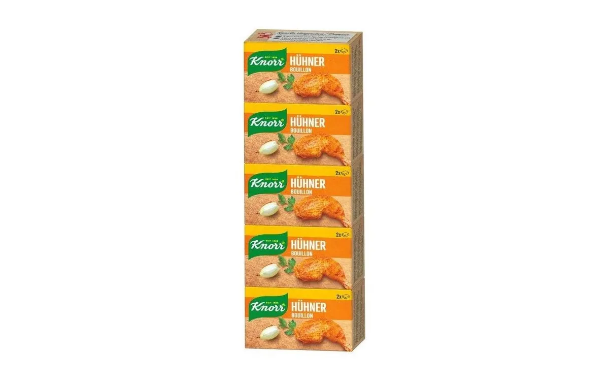 Knorr Hühner Bouillon Stange 5 x 2 Würfel Knorr Hühner Bouillon Stange 5 x 2 Würfel