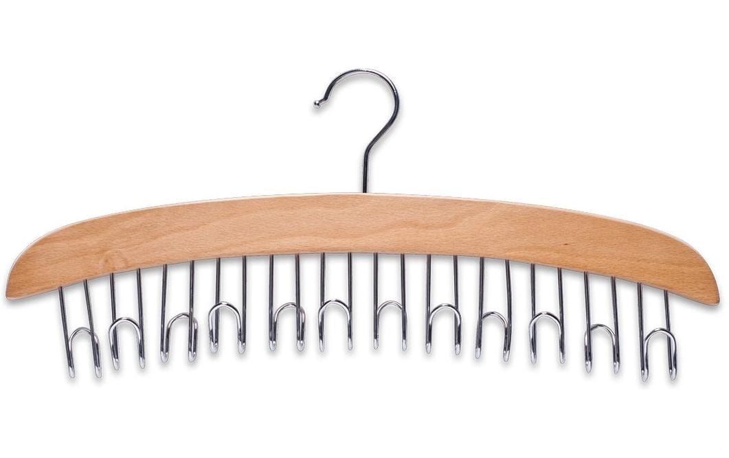 Zeller Present Gürtelhalter Buche Silber/Braun