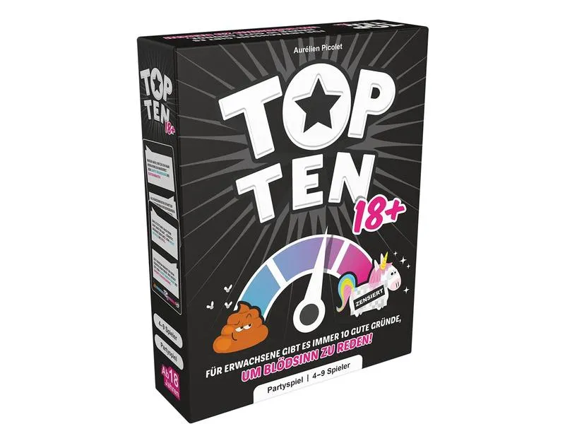 Asmodée Partyspiel Top Ten 18+