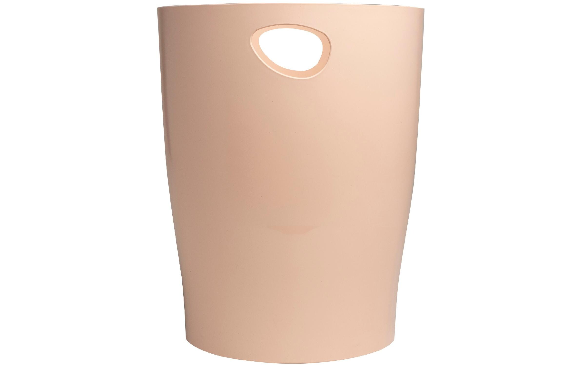 Exacompta Papierkorb Ecobin Skandi 15 L, Hellrosa