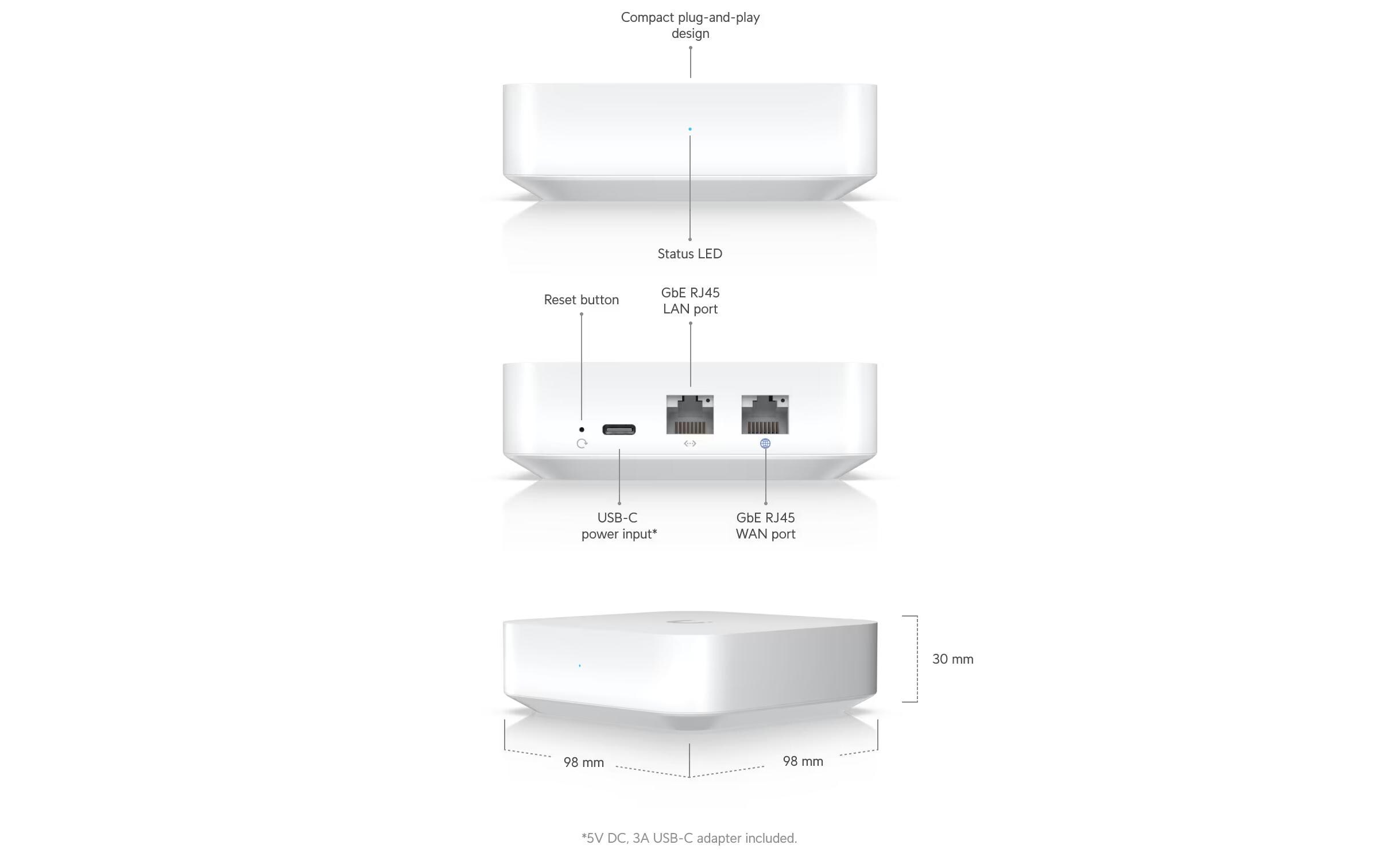 Ubiquiti VPN-Router Gateway Lite UXG Ubiquiti VPN-Router Gateway Lite UXG