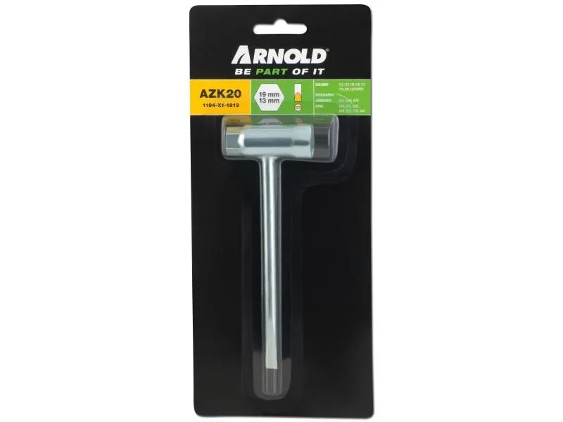 Arnold Zündkerzenschlüssel AZK20 13 x 19 x 60 mm Arnold Zündkerzenschlüssel AZK20 13 x 19 x 60 mm
