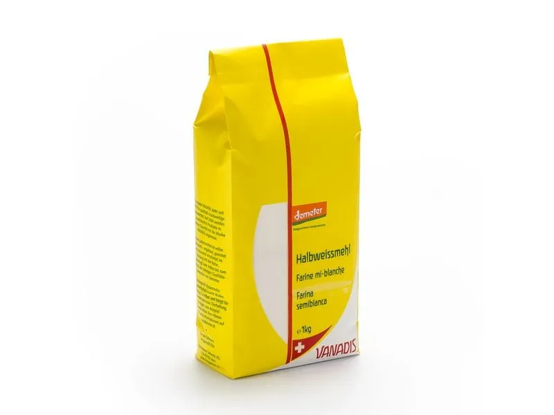 Vanadis Halbweissmehl (Bioverita), Demeter 1 kg Vanadis Halbweissmehl (Bioverita), Demeter 1 kg