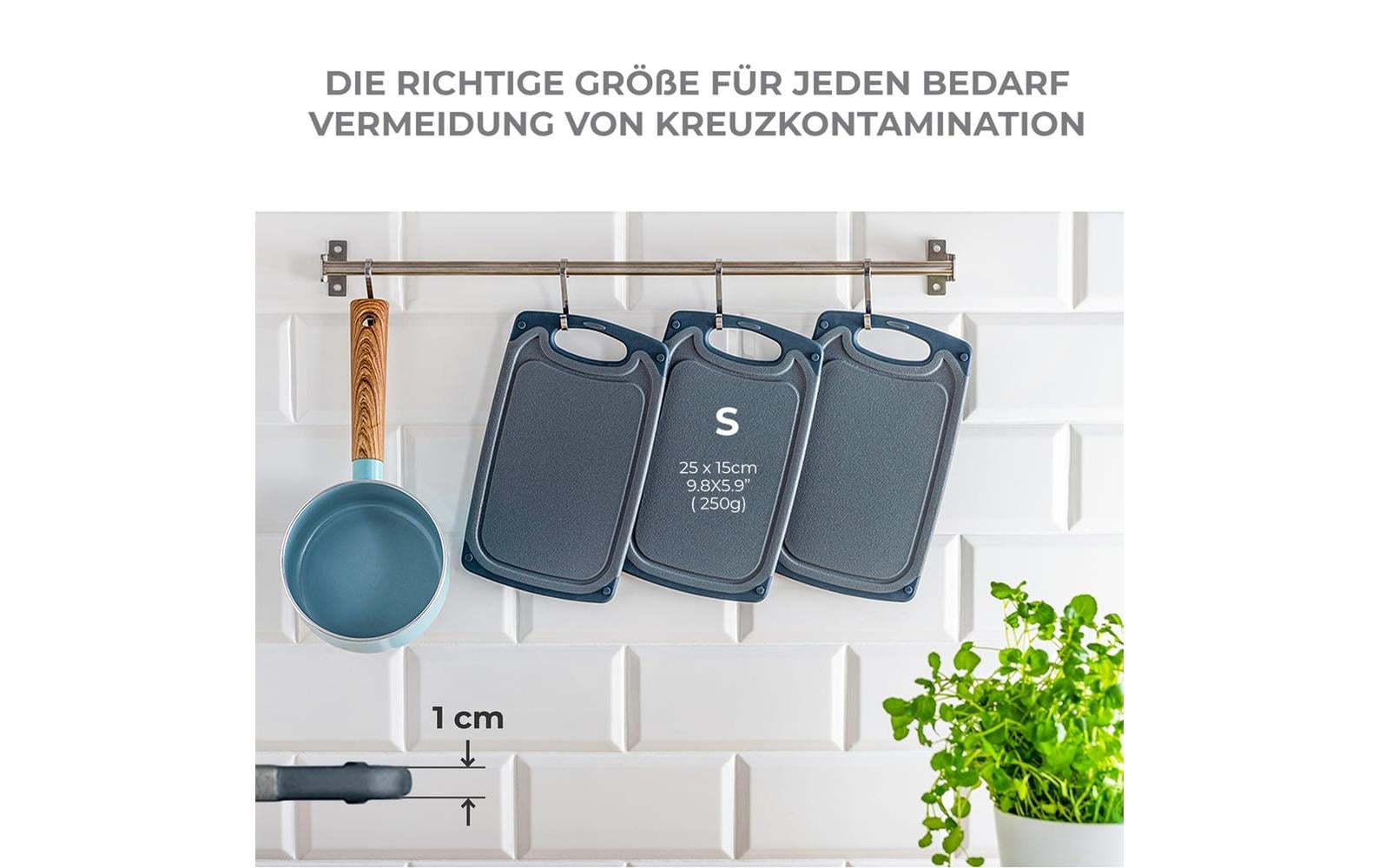 Exitoso Schneidebrett 15 cm x 25 cm