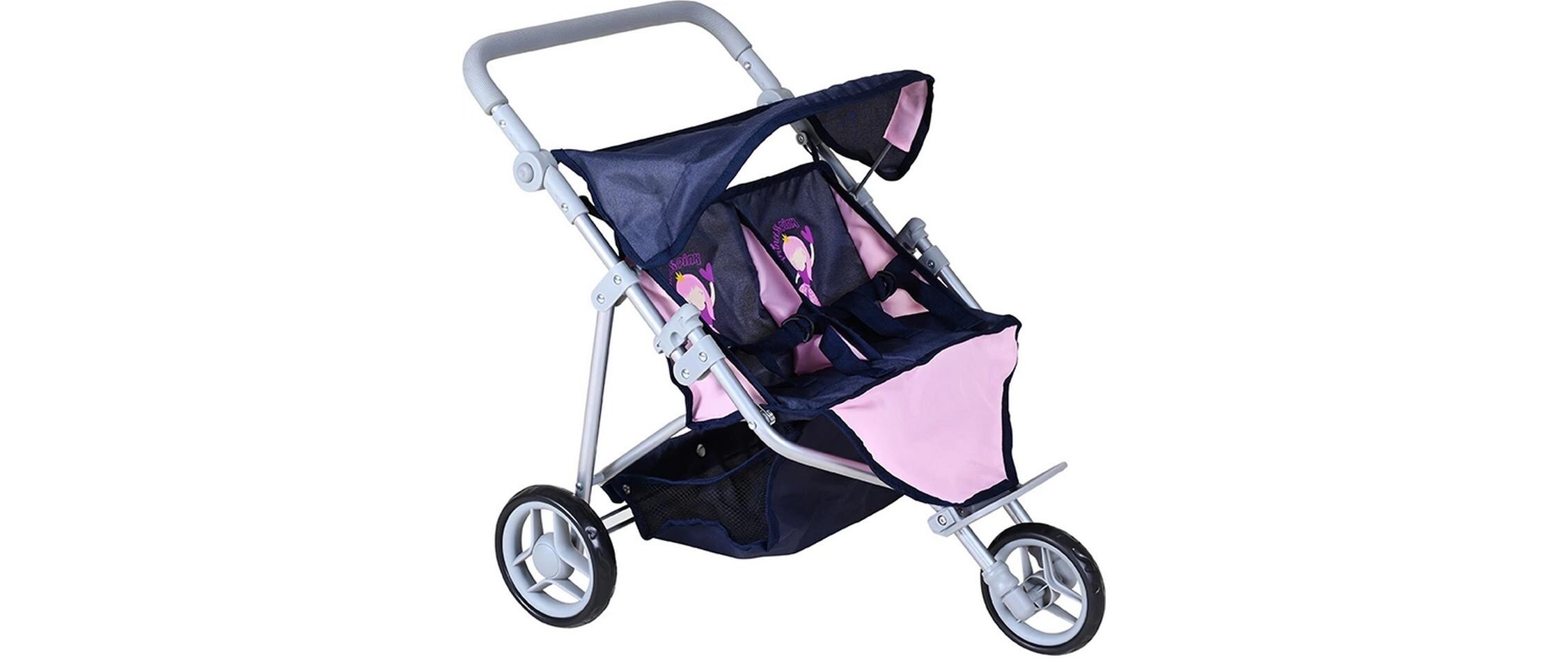 Knorrtoys Zwillingspuppenwagen Princess Blue