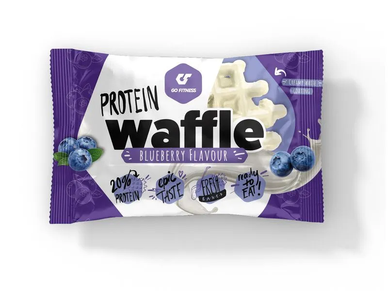 Go Fitness Riegel Nutrition Protein Waffle Blueberry 1 x 50g Go Fitness Riegel Nutrition Protein Waffle Blueberry 1 x 50g