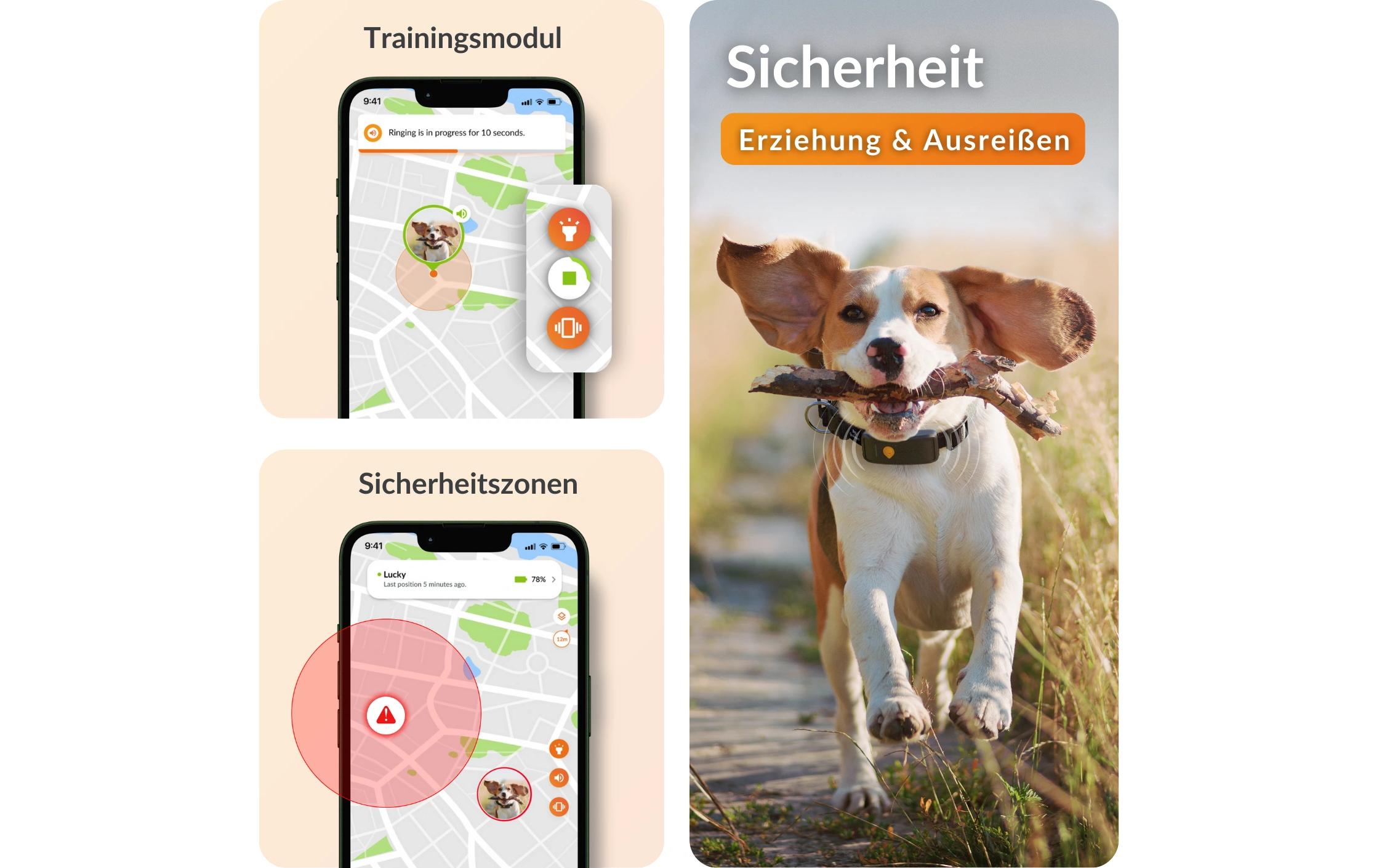 Weenect GPS-Tracker für Hunde XT ohne Halsband