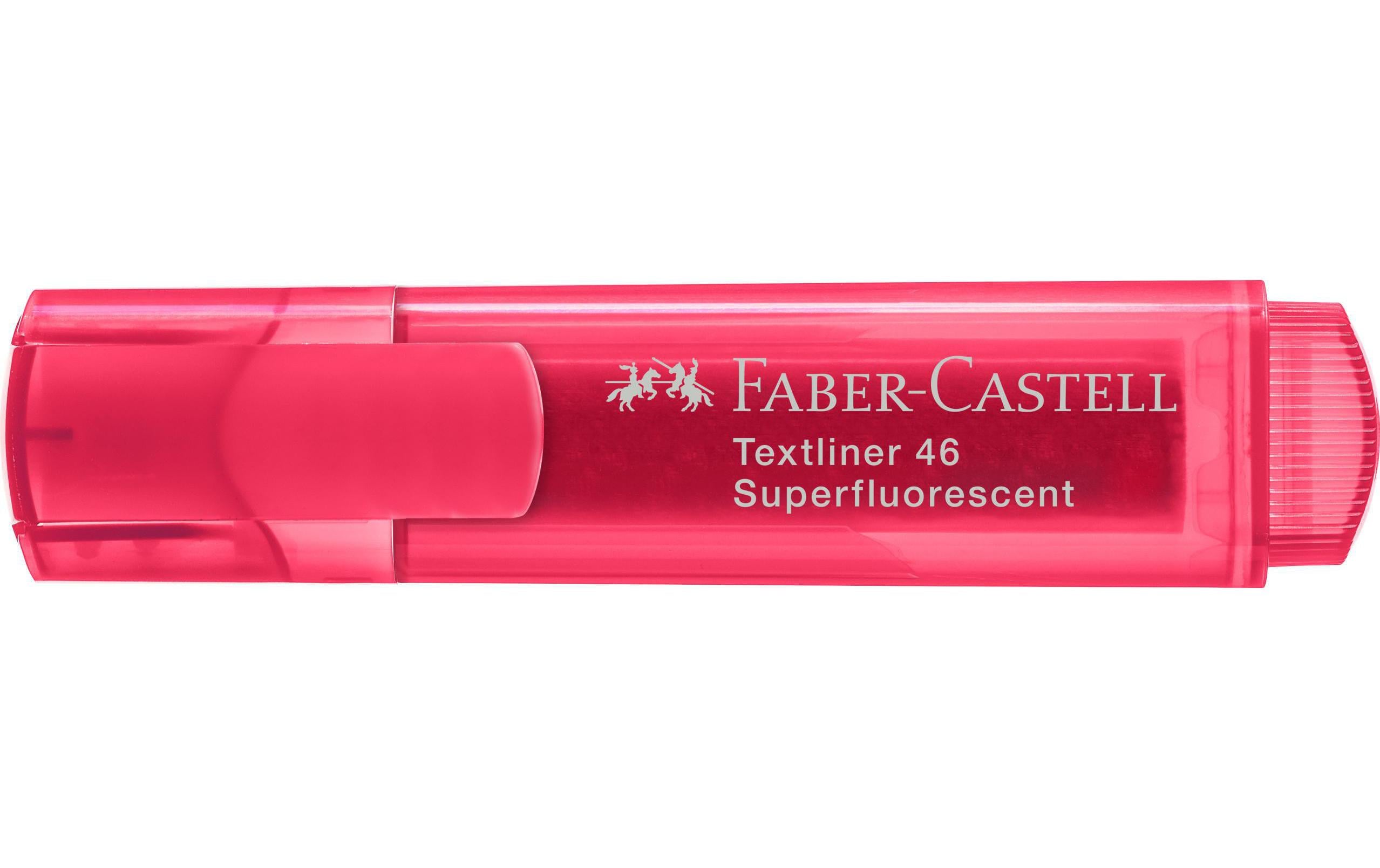 Faber-Castell Textmarker 1546 superfluorescent Rot Faber-Castell Textmarker 1546 superfluorescent Rot
