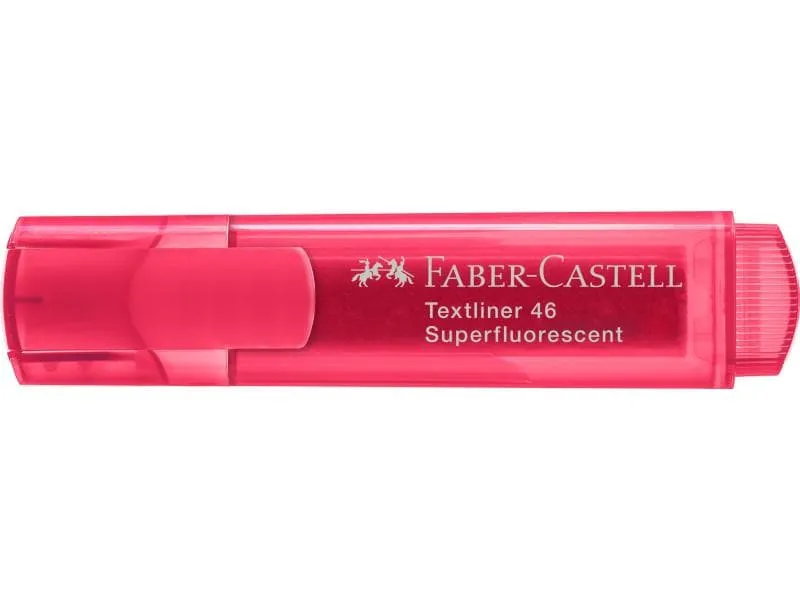 Faber-Castell Textmarker 1546 superfluorescent Rot Faber-Castell Textmarker 1546 superfluorescent Rot