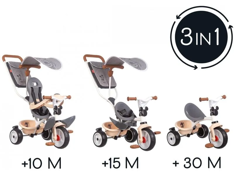 Smoby Dreirad Mickey Baby Balade Plus Smoby Dreirad Mickey Baby Balade Plus