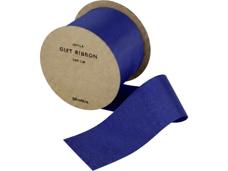 Blomus Geschenkband Juhla 50 mm x 5 m, Blau