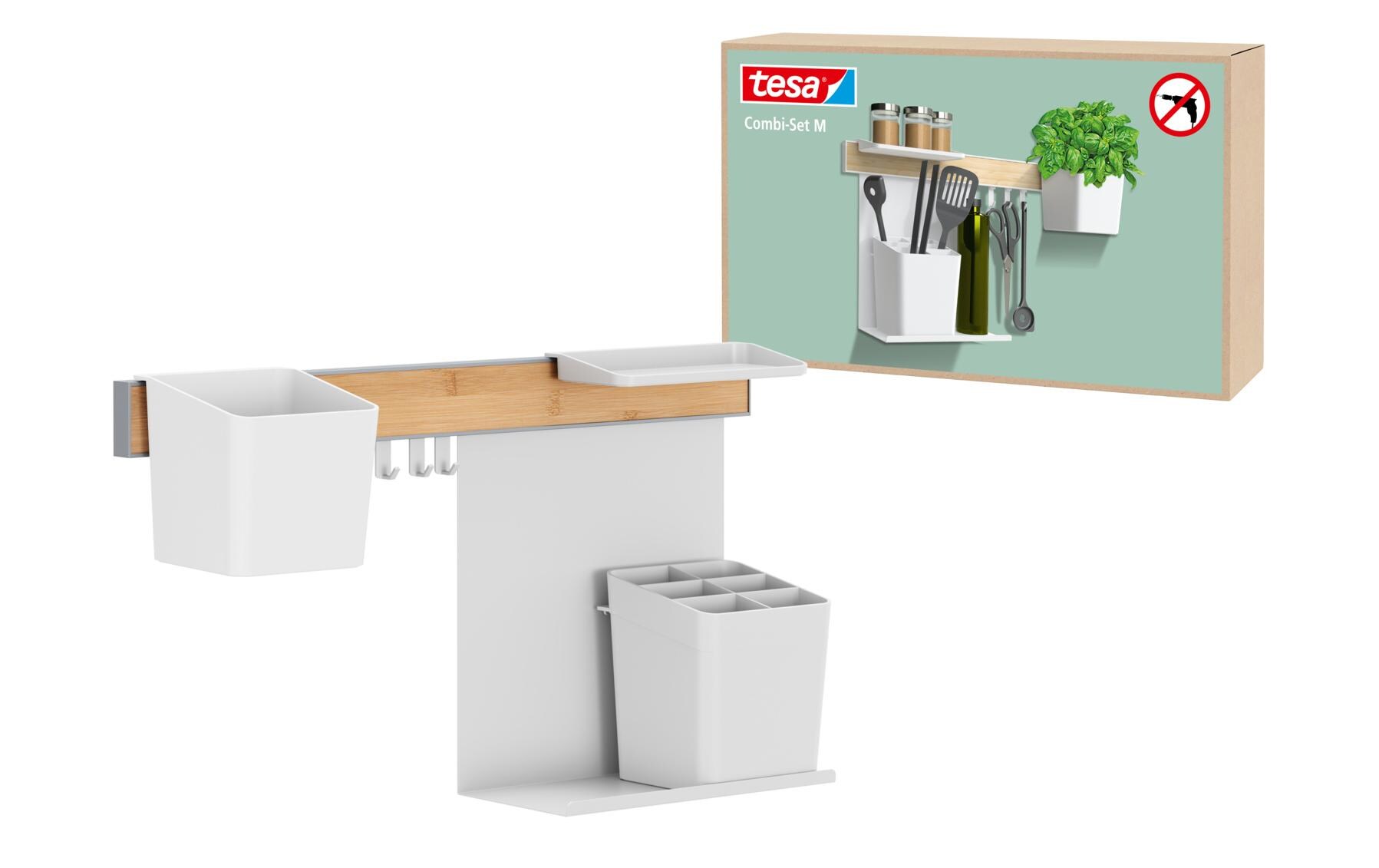 tesa Kombi Set M Bambus/Weiss tesa Kombi Set M Bambus/Weiss