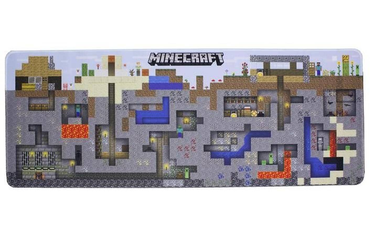 Paladone Mausmatte Minecraft Welt Mehrfarbig
