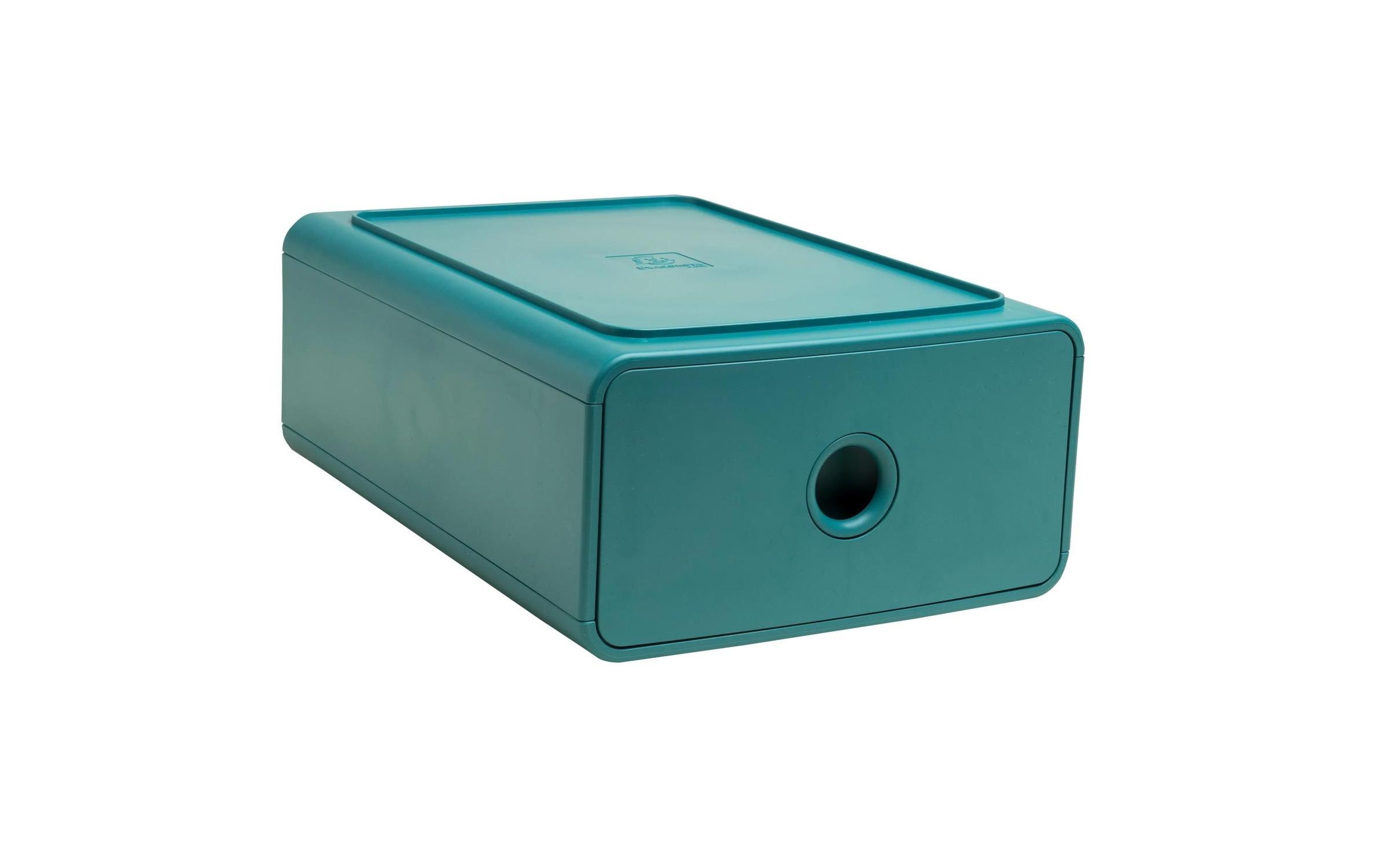 Exacompta Schubladenbox Tiny Box Skandi, 1 Schublade, A5+, Pazifikblau