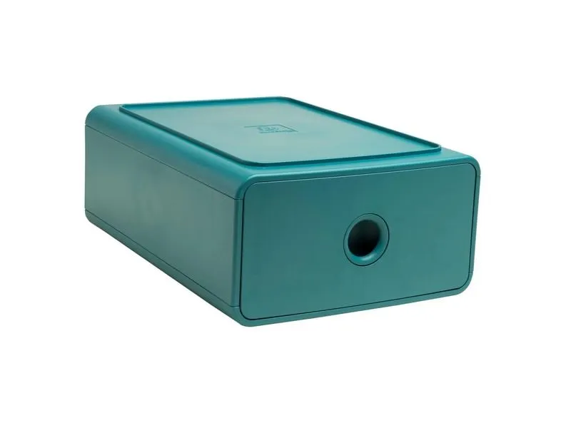 Exacompta Schubladenbox Tiny Box Skandi, 1 Schublade, A5+, Pazifikblau Exacompta Schubladenbox Tiny Box Skandi, 1 Schublade, A5+, Pazifikblau