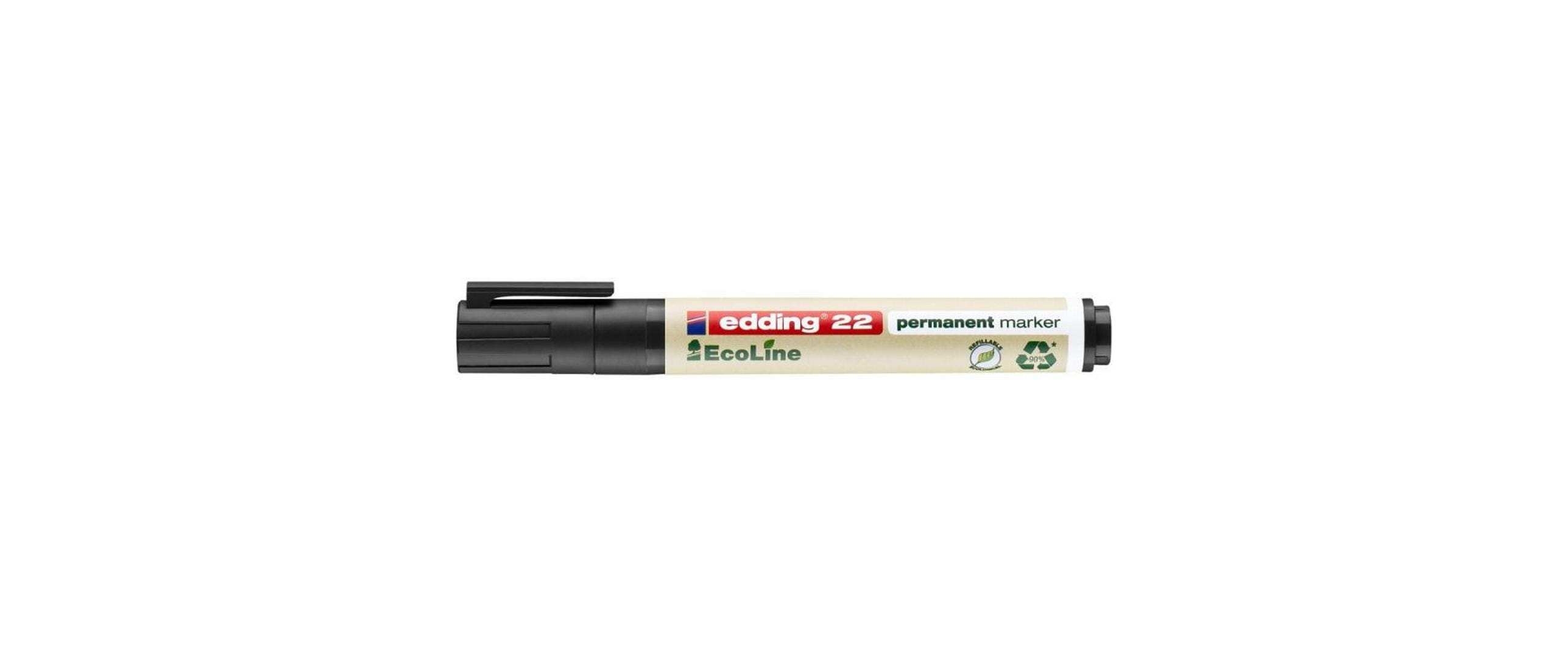 edding Permanent-Marker 22 EcoLine Schwarz