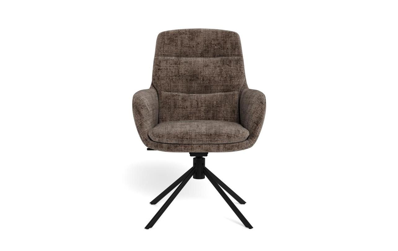 AC Design Stuhl Edgar Braun/Schwarz, 2 Stück