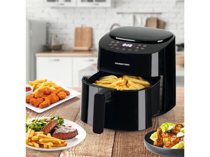 GOURMETmaxx Heissluft-Fritteuse Digital Schwarz GOURMETmaxx Heissluft-Fritteuse Digital Schwarz
