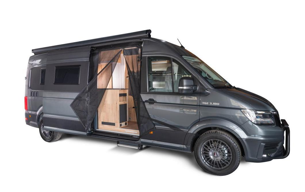 Van Quito Moskitonetz mit Schiebetüren, rechts Van Quito Moskitonetz mit Schiebetüren, rechts